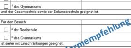 So sieht die Schulformempfehlung in NRW aus