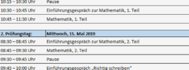 Termine Übertritt Bayern Probeunterricht