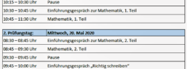 Termine Übertritt Bayern Probeunterricht 2020