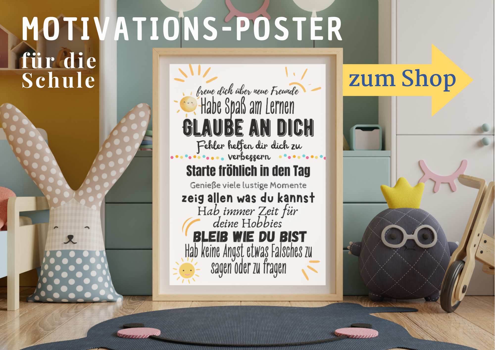 Anzeige zum Shop Motivationsposter Sonne