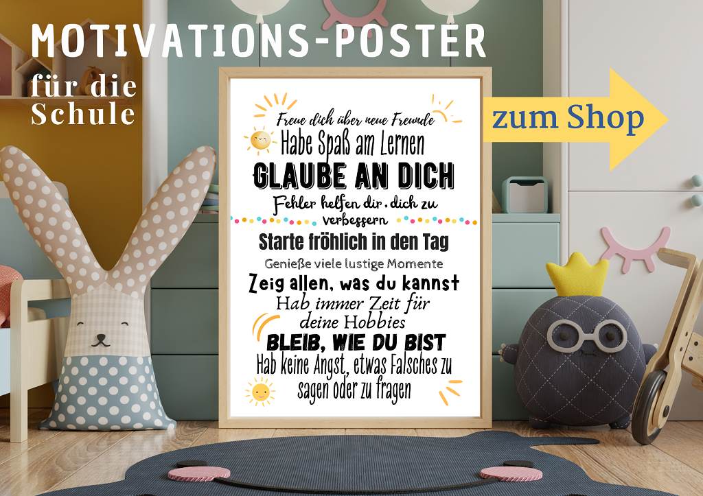 Motivationsposter Motiv Sonne