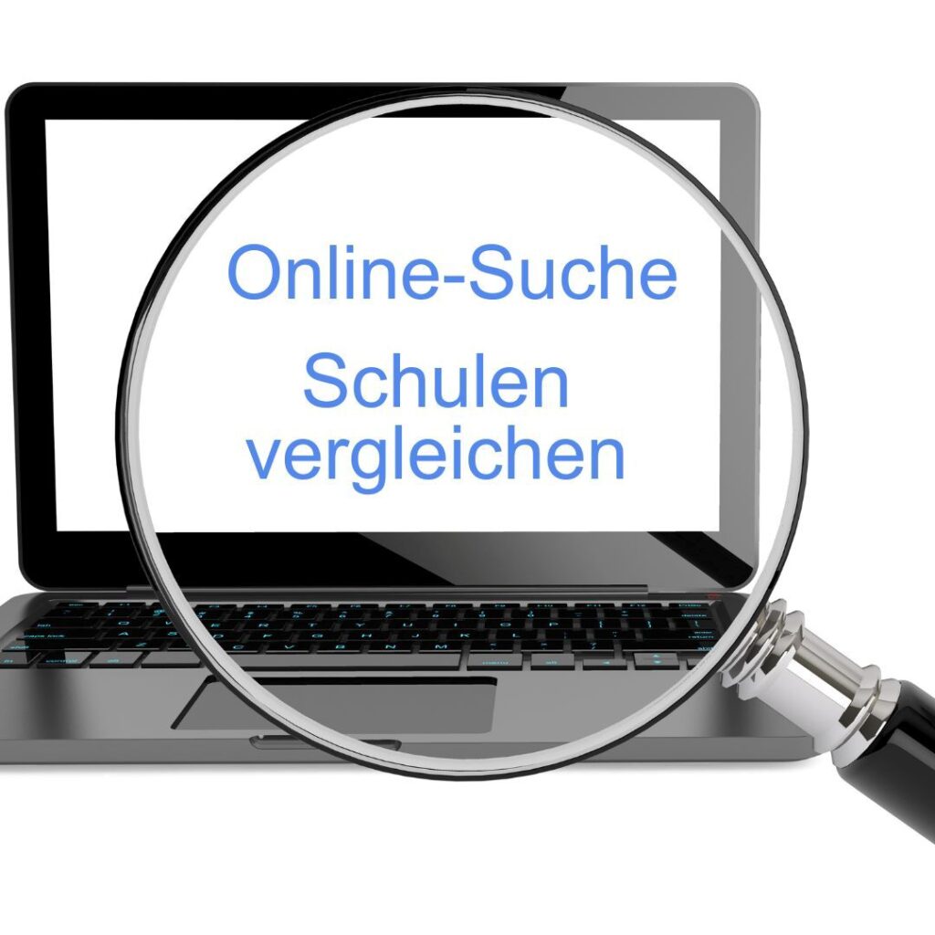 Online-Suche Schulen vergleichen