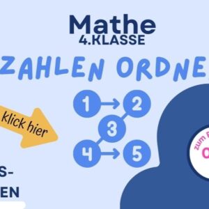 Übungsaufgaben Mathe 4.Klasse Zahlen ordnen