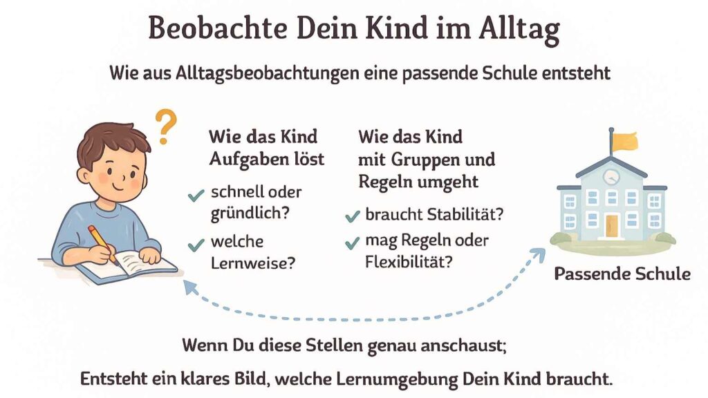 Beobachte Dein Kind im Alltag
