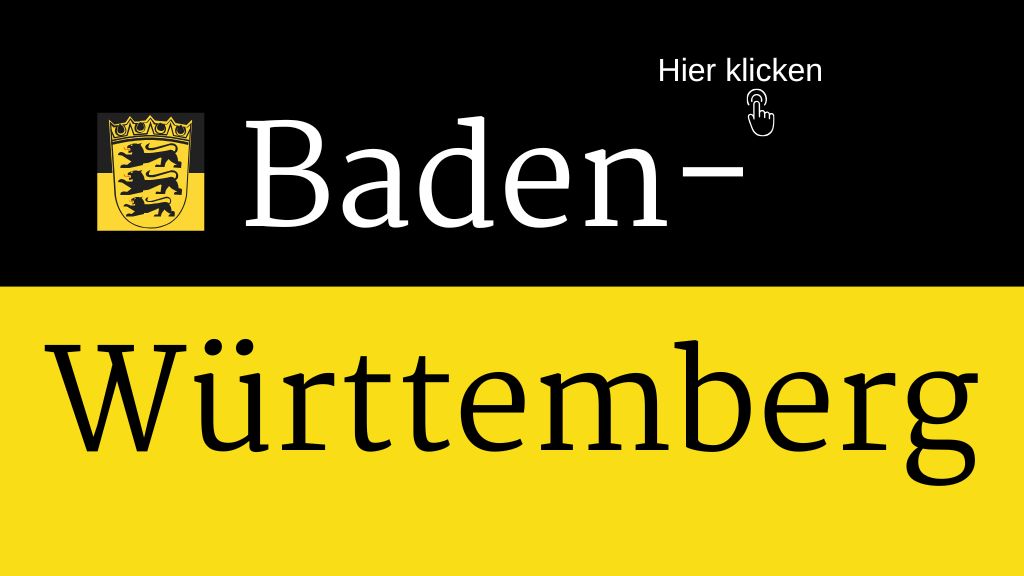 Flagge Baden Württemberg Baden-Württemberg