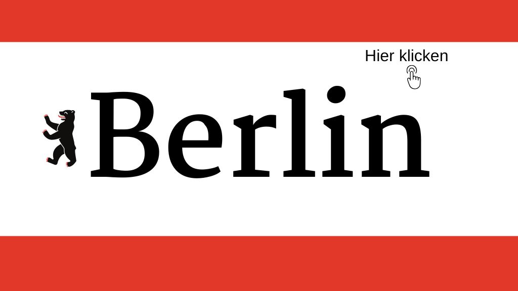 Flagge Berlin Berlin