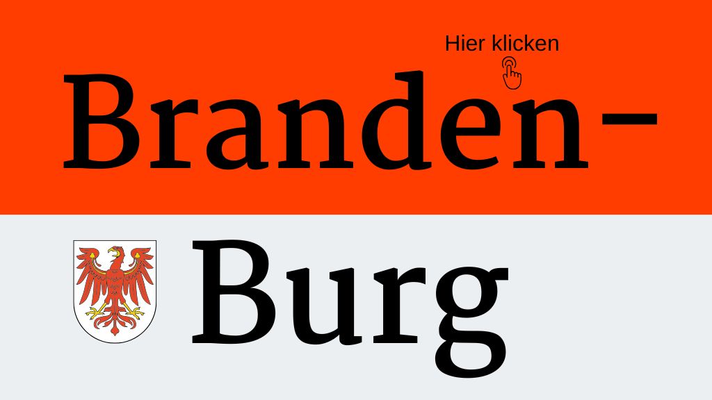 Flagge Brandenburg Brandenburg