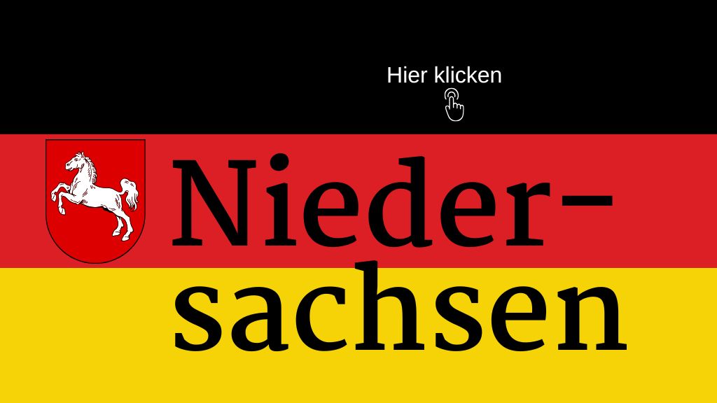 Flagge Niedersachsen Flagge Niedersachsen