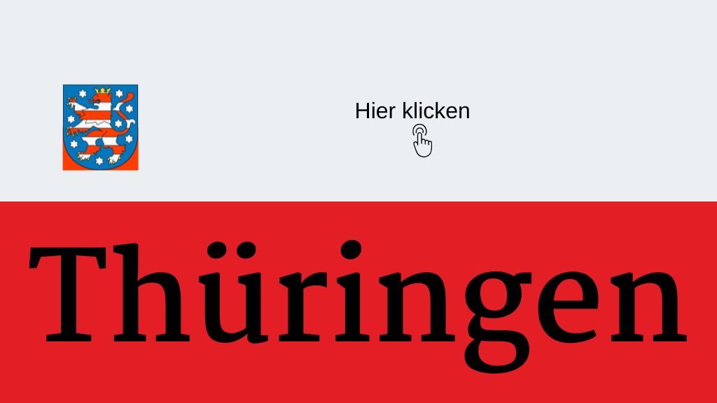Flagge Thüringen Flagge Thüringen