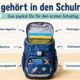 Schulranzen packen erster Schultag