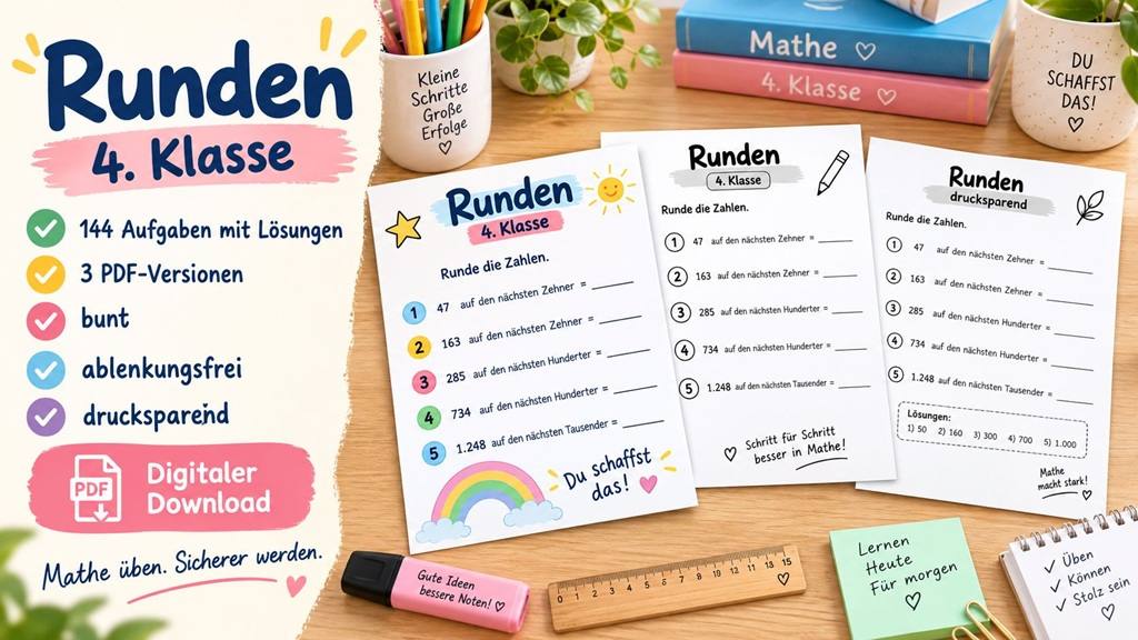 Lernmaterial Mathe 4.Klasse