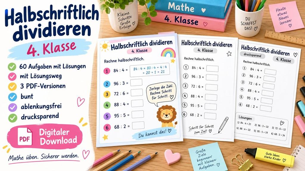 Lernmaterial Mathe 4.Klasse